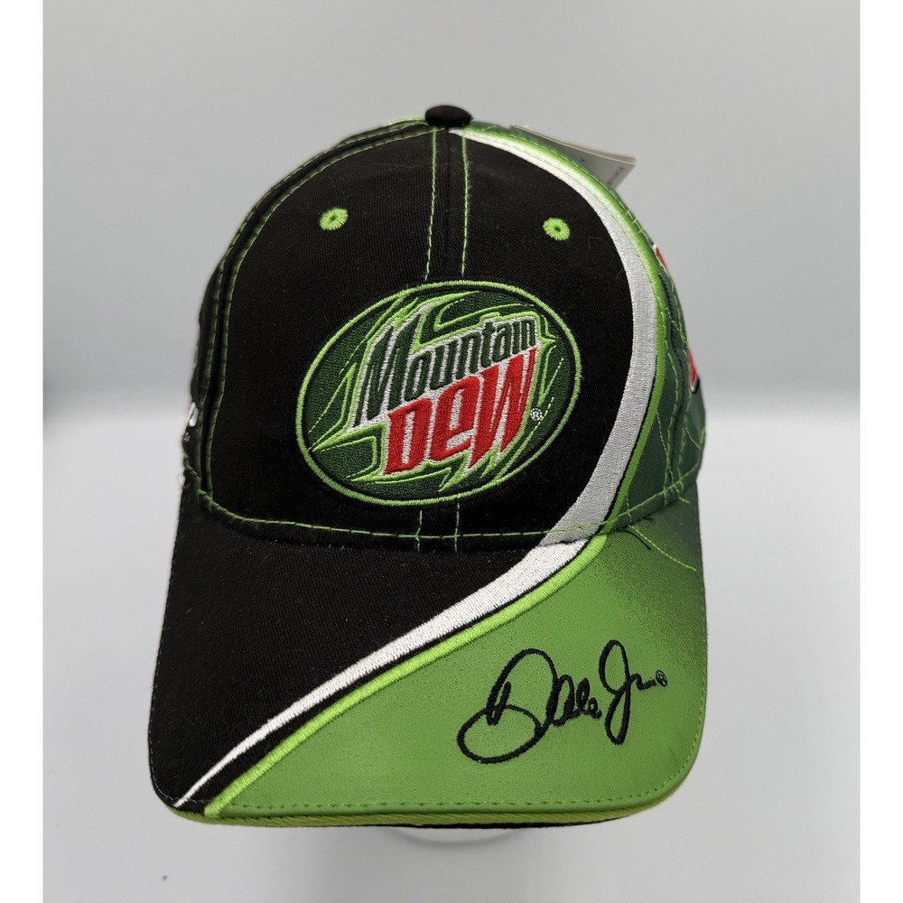 NWT Dale Earnhardt Jr 88 Mountain Dew Chase Authentics NASCAR Adjustable Hat